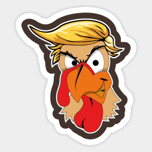 Funny Trump Turkey Happy Trumpsgiving Thanksgiving Day Shirt Sticker